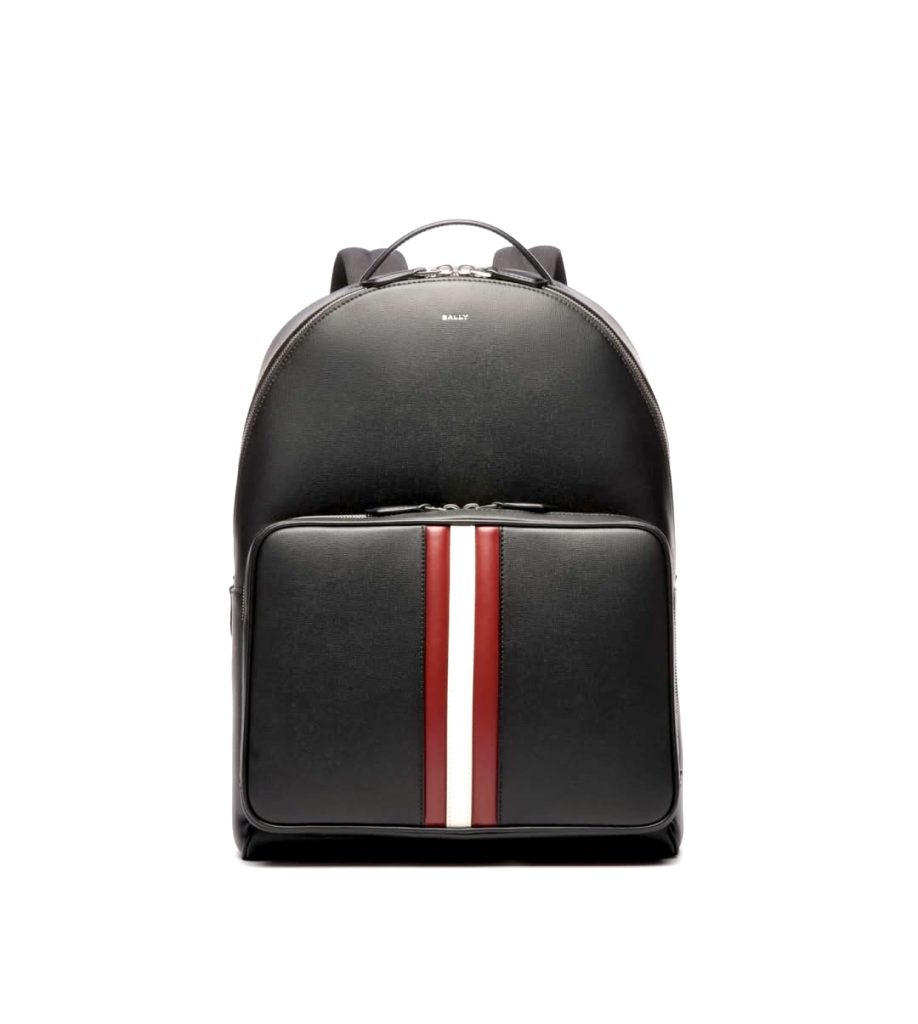Bally Black Leather Backpack