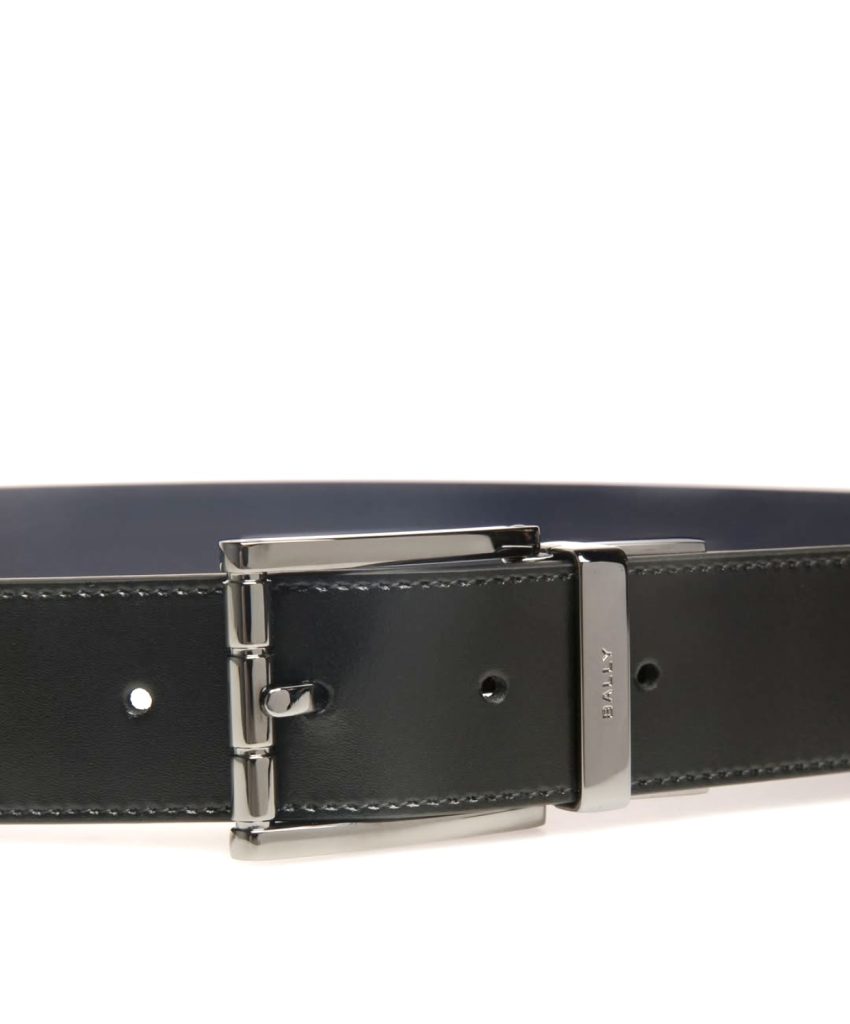Bally Black Reversible Belt