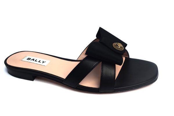 Bally Ladies Slippers Balyka (Black)