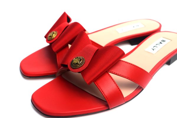 Bally Ladies Slippers Balyka (Swiss Red) - Image 4