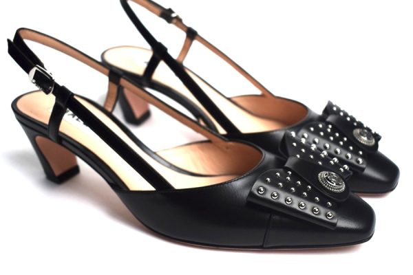 Bally Ladies Slingback Shoe (Black)