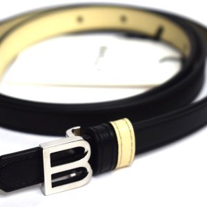 Bally Ladies Belt (Black and Yellow)