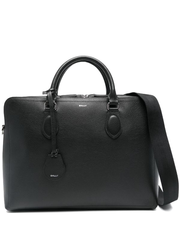 Bally Leather Briefcase (Black)