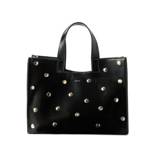 Bally Ladies Bag Easy Tote Stud (Black)