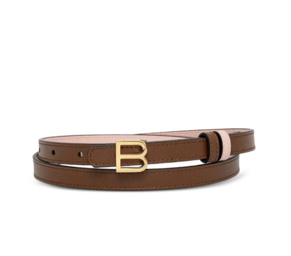 Bally Ladies Belt (Brown and Pink)